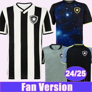 24 25 Botafogo Mens Soccer Jerseys Oscar Tche Tche Soares Jeffinho Home GK Специальное издание обучение.