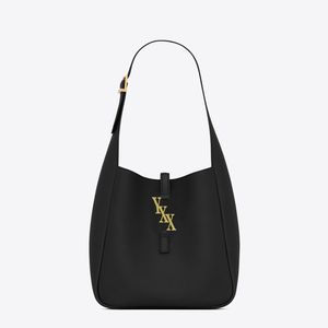 Handväska öppen hobo vandrande väska underarmsäck läder material guld hårdvara dekoration tillbehör kvinnors enkla och söta väska