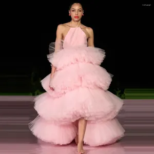 Skirts Blush Pink Puffy Tulle Tiered Ruffled Ball Gown Maxi Skirt Vestidos Da Donna Lush Birthday Party Female Bottom