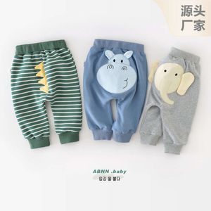 Children's New Boys Girls Casual Big PP Baby Outwear Sports Pants Spring and Autumn