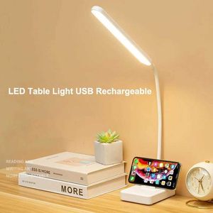 Lâmpadas de mesa Lâmpada de mesa LED Touch Touch Night Light Eye Protection Foldable Table Lamp