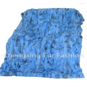 Cobertores CX-D-11H 140x200cm 2024 Jogue em casa/El Luxury Genuine Fur Planta para inverno