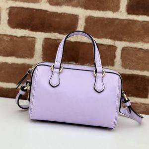 Супер мини -ручка с верхней ручкой дизайнерские сумки на плечах женщины роскошная мода классическая фиолетовая розовая милые сумки с кросс -кузовом сумки сумки для макияжа сумочки высокое качество