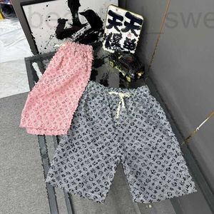 Kvinnors shorts designer sommar 24 denim shorts trendig instagram lös rak high street nisch fem poäng byxor brev avslappnad 5ec8