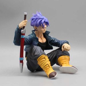 Aksiyon oyuncak figürleri anime figürleri z trunks torankusu pvc aksiyon figürleri koleksiyon model bebek Süper Saiyan oyuncakları çocuklar için hediye 13cm