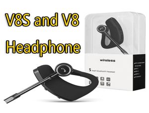 V8S V8 Bluetooth -hörlurar Trådlösa headset Handlurar 41 MIC Legend Stereo Wireless Earuds With Retail Package4708688