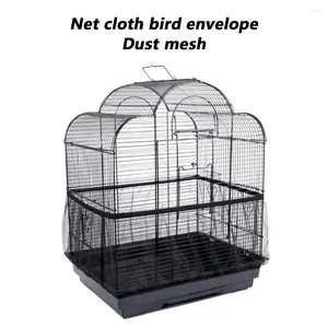 Andra fågelförsörjningar Mesh Parrot Cage Cover Net Easy Cleaning Seed Catcher Guard Shell kjol Airy