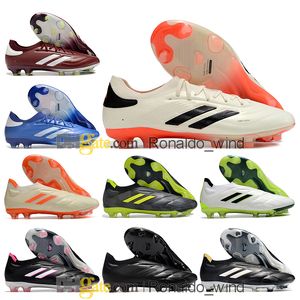 Gift Bag Mens High Ankle Football Boots Copas Pure II FG Firm Ground Leather Cleats Classics Retro Pure.1 Soccer Shoes Top Outdoor Trainers Botas De Futbol