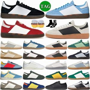 New Handball Spezial Almost Yellow Scarlet Navy Gum Aluminum Arctic Night Shadow Brown Collegiate Green White Grey Casual Shoe Sneakers Gym Shoes 87