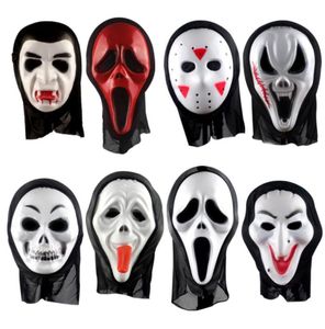 Neuheit Scary Toys Halloween Carnival Masker Party Ghostface Mask Horror schreien Grimace Masken für Erwachsene Prop4491756