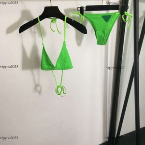 Дизайнерские купальники Женщины бренда женская одежда летняя бикини модного треугольника.