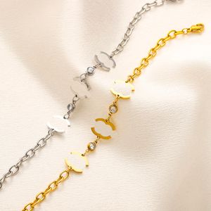 Bracciale oro in oro 18k di lusso Bracciale placcato in argento Bracciale designer di alta qualità Bracciale intarsio intarsio intarsio