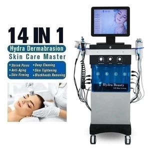 14 in 1 Multi-Functional Beauty Equipment Diamond hydra Water Jet Aqua Peel Hydra Dermabrasion Oxigen skin care Machine microdermabrasion device