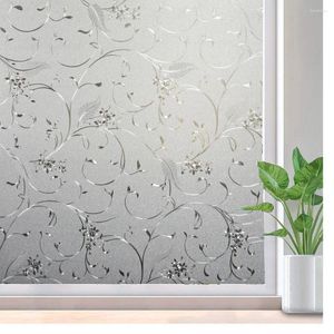 Window Stickers LUCKYYJ Film Static Glass Door Self-adhesive Heat Control Anti UV Sticker For Office And Home Decoration
