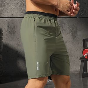 MENS RUNNING SHORTS TRÄNING SPORTSPANTS Gym Activewear Outdoor Fitness Casual Clothing Workout Beach Sweapants dragkedja fickor 240515