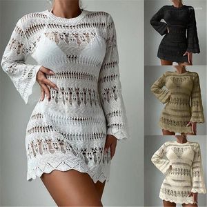 Holow Out Crochet Beach Press Press Press Lonate Dlieve Swimesuit Wrap H58d