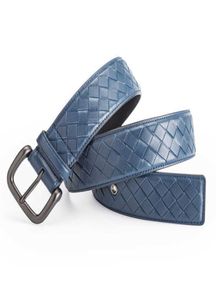 2022 Topselling -selling Handmade Braided Belt Classic Classic Luxury Stiden Leather Belts Men039s Puro Tecido Hand Tabel
