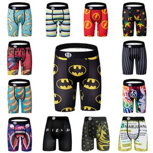 Summer sports underwer for man designer Men's underwears Pants 5-point Elastic Underwears Extended Cartoon Printed Mens Boxer Shorts Men