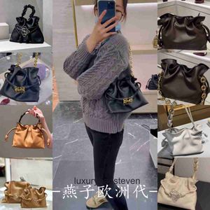 Loeiwe High end Designer Flamencos bags for womens drawstring lucky bag bag single shoulder diagonal cross handle women bag mini bucket bag Original 1:1 with real logo