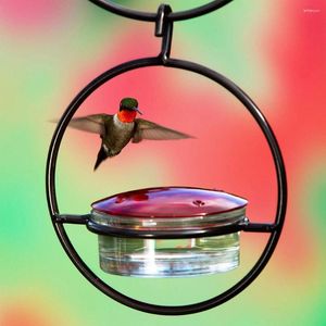 Altre forniture per uccelli in metallo HummingBirds Feeder Water Practical Birds portatili che si nutrono di cortile