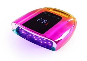 2022 96W Rechargeable Nail Lamp with Handle Cordless Gel Polish Manicure Light LED Lamp for Nails Wireless Nail UV LED Lamp 2201076713109