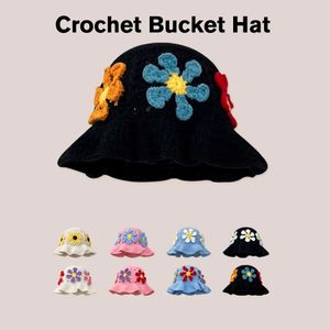 Flor Patch Crochet Sunflower Bucket Hat Knit