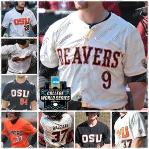 Custom Oregon State Beavers Baseball Travis Bazzana Micah McDowell Trent Caraway Easton Talt Jabin Trosky Gavin Turley Men Women Youth Kids Osu 2024 CWS Jersey