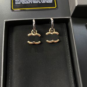 Earrings Luxury 18k Gold-Plated Earrings Brand Designer Classic Retro Style Versatile Earrings High-Quality Charming Girl Earrings Box Exquisite Gifts