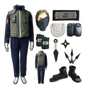 Nowy Naruto Hatake Kakashi Full Set Cosplay Costume 639