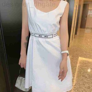 Basic & Casual Dresses designer Designer Women's Dress Embroidered Exquisite Elegant Summer Beach Holiday Sleeveless Shrink Waist Vest E3JP