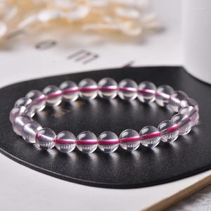 Decorative Figurines Natural Stone Bracelet Star Rose Quartz Crystal Beads Decor Polished For Women Men Jewelry
