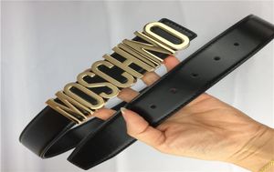 2020 on New style women letters patent leather MOS belt ladies fashion gold Buckle belt 2840747