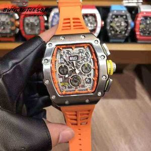 RM Designer Ghost Skull Luxury Legend Mens Highlights Mechanics Classic Watch Hollowed Out Richa Outline Demi RM052 Veyx