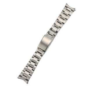 Watch Bands 316L Acciaio inossidabile 18mm 19mm 20mm Striscia solida di ostrica per RLX Skx 5 Q240514