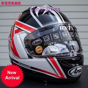 REGY Imported ARAI RX 7X Motorcycle Helmet from Japan Man Island Attendant Dongying Dragon Running Four Seasons Full in Stock Black Red Whit