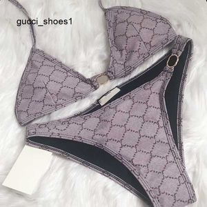 G swimsuit bikini ملابس السباحة للنساء Thong Sling Summer مجموعات البيكينيات تستر على المصمم الفاخر السباحة يرتدي الاستحمام مثير Bademode CHD2306122