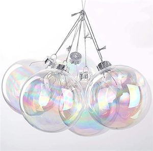 68cm Glass Hanging Ball Christmas Decorations Tree Drop Ornaments Iridescent Ball Baubles Sphere Home Mall Pendant Decoration 2026466839