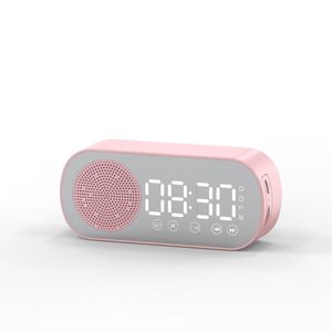 New clock speaker, Bluetooth speaker, clock alarm clock, intelligent speaker, subwoofer card insertion small speaker