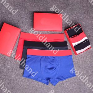 Nya Pure Cotton Herrkalsonger Designer Mjuka Andas Tryckta Boxershorts Man Sexiga Underkläder 3st/lot