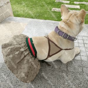 Дизайнерская новая летняя собака питомца коричневая бикини для бикини набор классической буквы логотип с печеной кошкой и собачьи купальные одежды для любимой вечеринки.