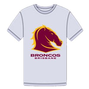 2024 Brisbane Broncos Home Away Treinando Tee Singlet Rugby Jersey Mens tamanho