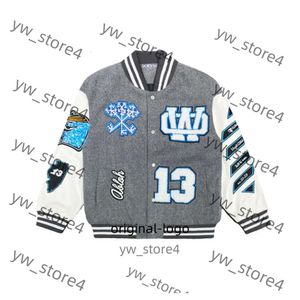 Off White Jacket Varsity Jacket Męskie kurtki Offs Kurtka Men męs