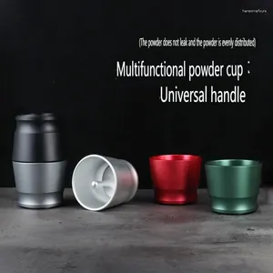 Tumbler Aluminium intelligent Dosierring 58mm Pulver Picker Kaffeetasse für EK43 Mühle Brauerei manipuliert