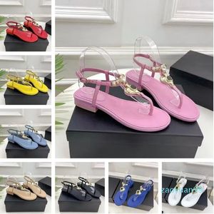 15A Summer Brand T-strap Thong Sandals Shoes Buckle Ankle Strap Heart Crystal Lady Slippers Perfect Nice Lady Comfort Walking EU35-41