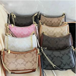 2024 new Designer Underarm Small Handbags Women Shoulder Bag Soft Hobo Half-moon ladies Baguette Purse Chain Strap Croissant bags