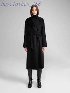 Designer Coat Women's Woolen Coat Maxmaras Fashion All-Match 2024 New Girl Party Hot Luxury Brand Cashmere Coat B91V