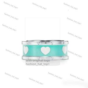 TiffanyJewelry Ring Designer Classic Open DoubleT Ring Counter Ring 925 Sterling Silver Ring High Quality Trendカップル記念日TiffanyJewelry Stripe 687