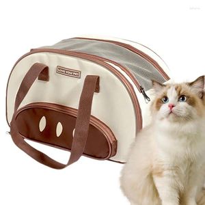Köpek Taşıyıcı Pet Çantası Kedi Taşıma Kılıfı Kolay Yük El veya Omuz Ekmeği Tasarım 16.53lb altındaki küçük orta kediler için