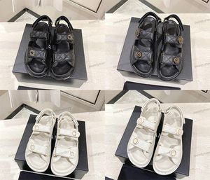 Baba Sandallar Tasarımcı Sandalet Sandalet gerçek buzağı deri konfor açık kum plaj terlik kauçuk ayakkabılar taban baba sandal moda rahat sandal