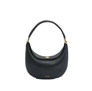 Songmont Luna Luxury Designer Underarm Hobo Bag Bag Half Moon Leather Purse Clutch Handbag Crossbody New European and American Simplicity